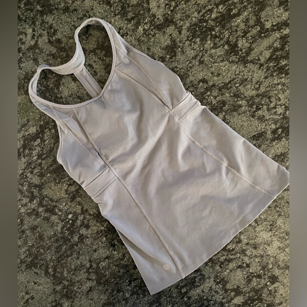 Athleta sports tank , gray , size S .